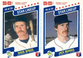 1987 M&M's Star Lineup #5-6 Wade Boggs / Jack Morris Panels