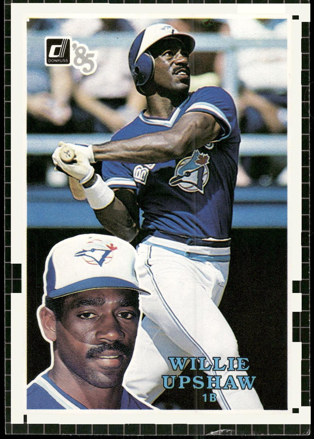 1985 Donruss Action All-Stars 3x5 #52 Willie Upshaw