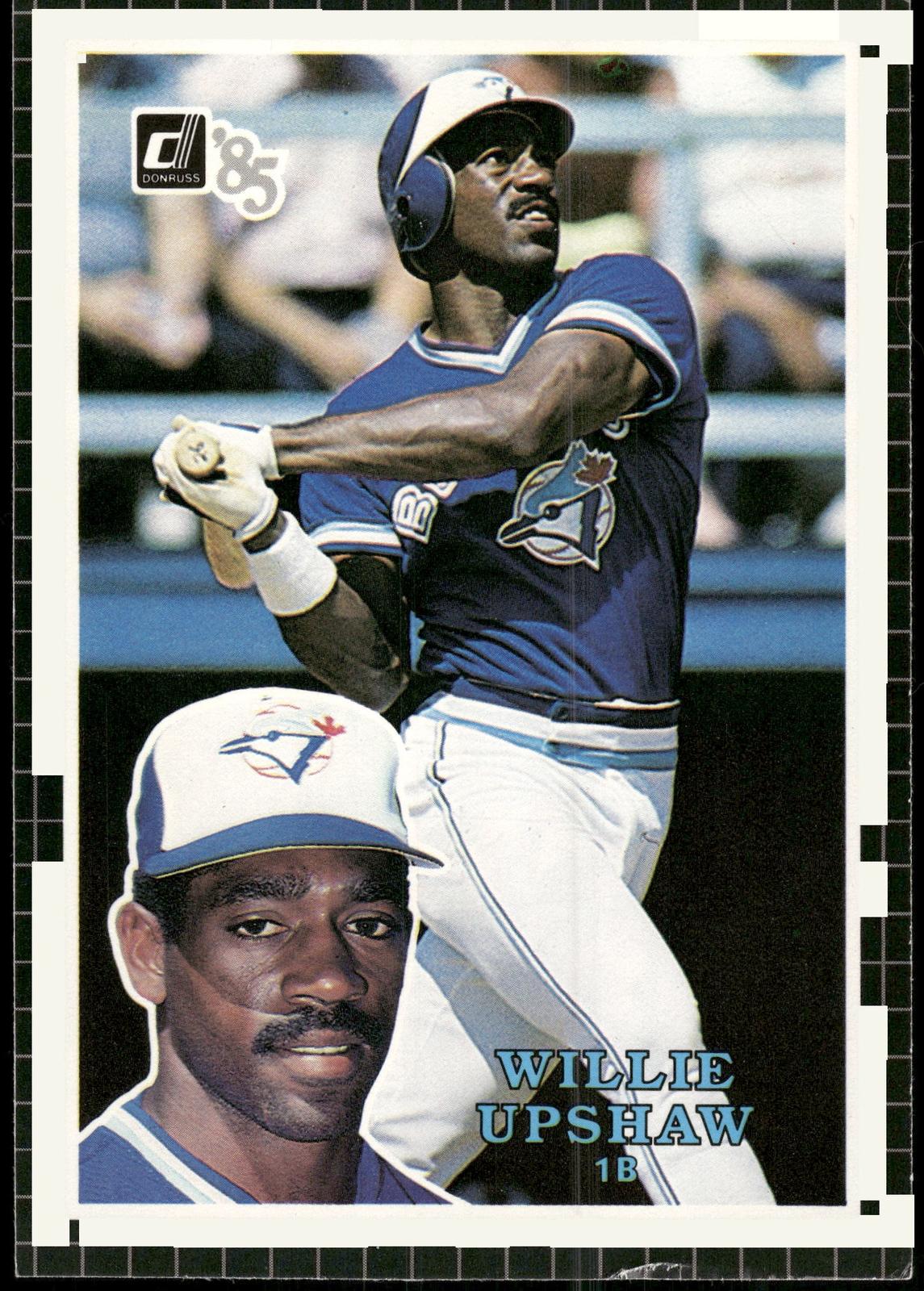 1985 Donruss Action All-Stars 3x5 #52 Willie Upshaw