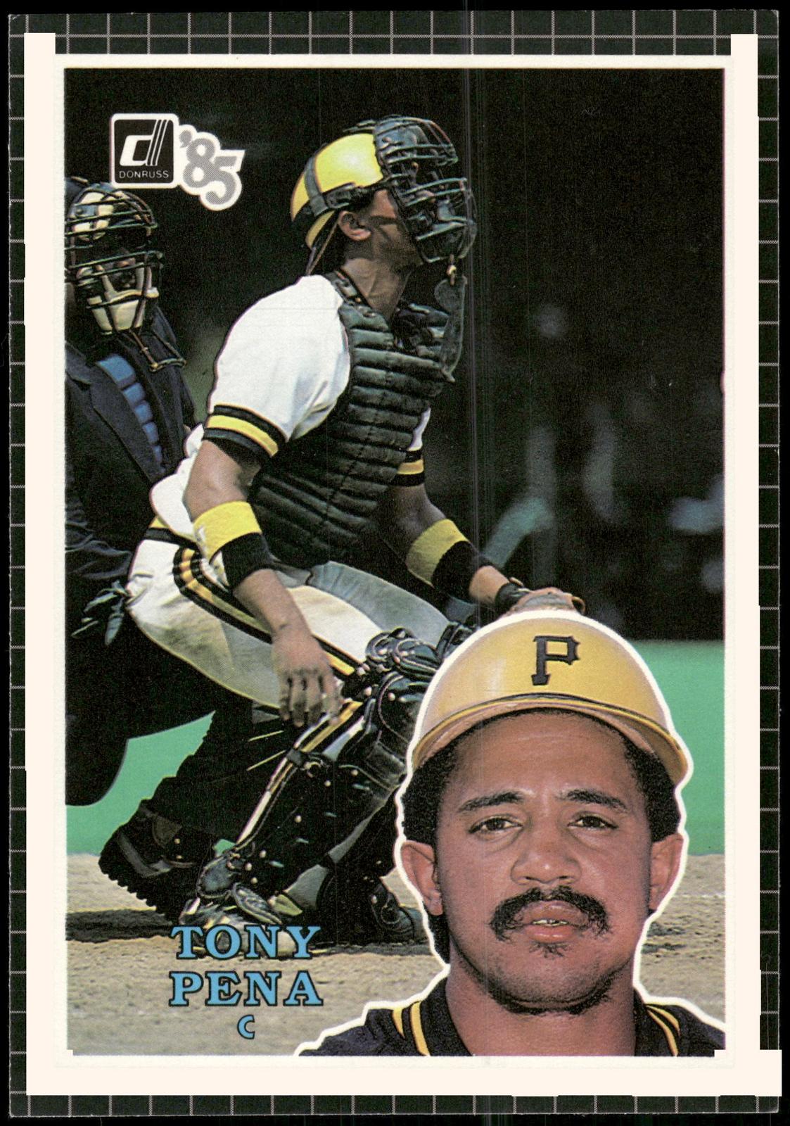 1985 Donruss Action All-Stars 3x5 #10 Tony Pena
