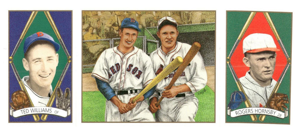 1993 Upper Deck All-Time Heroes #132 Ted Williams / Rogers Hornsby