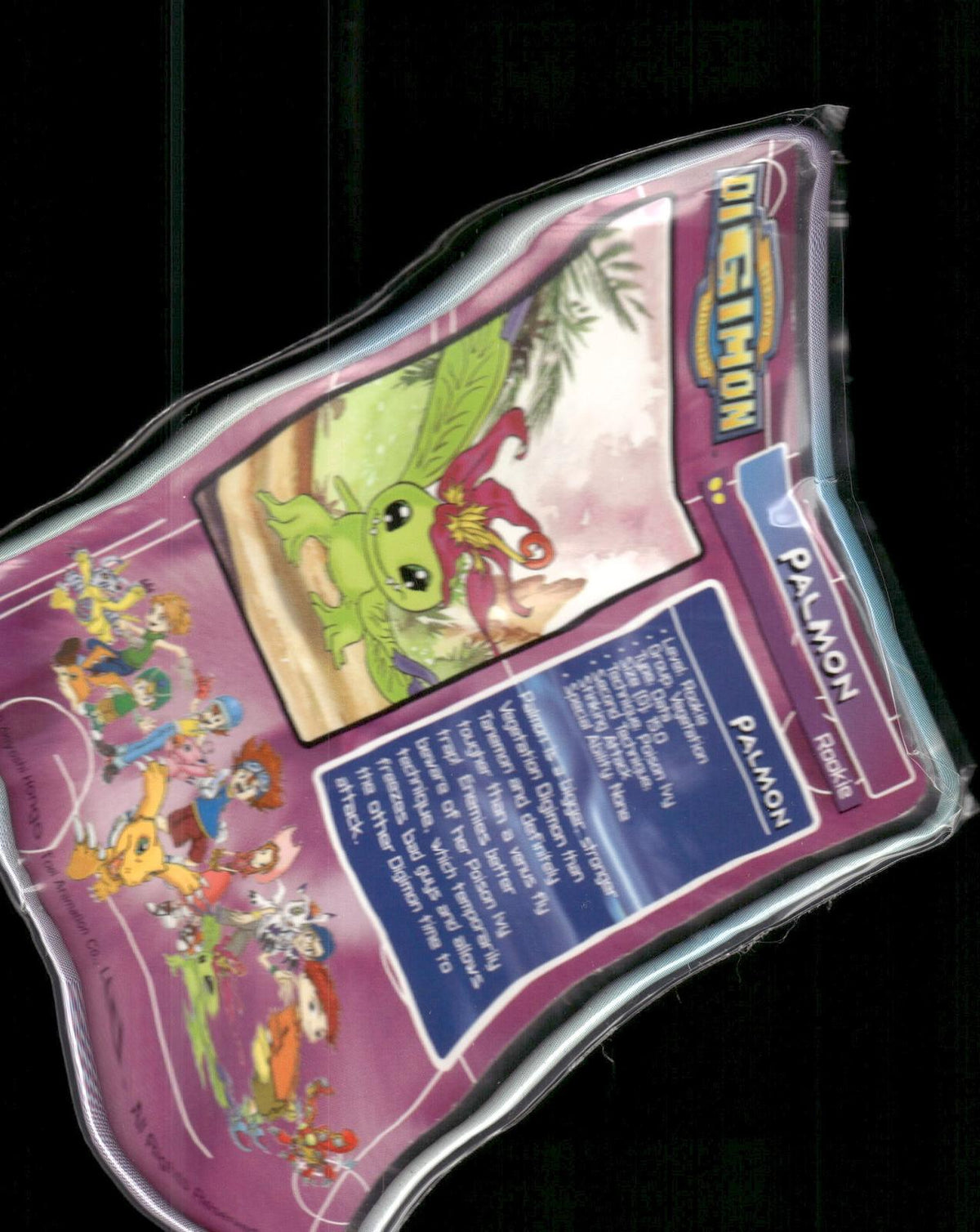 2000 Taco Bell Digimon Movie Promo Metal Trading Card # Palmon