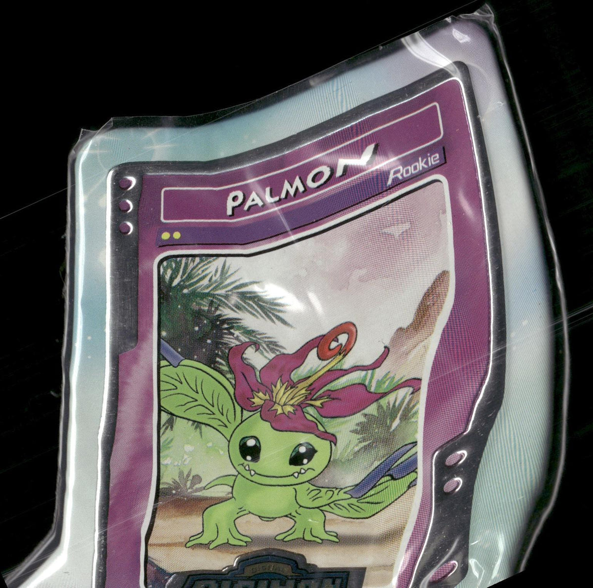 2000 Taco Bell Digimon Movie Promo Metal Trading Card # Palmon