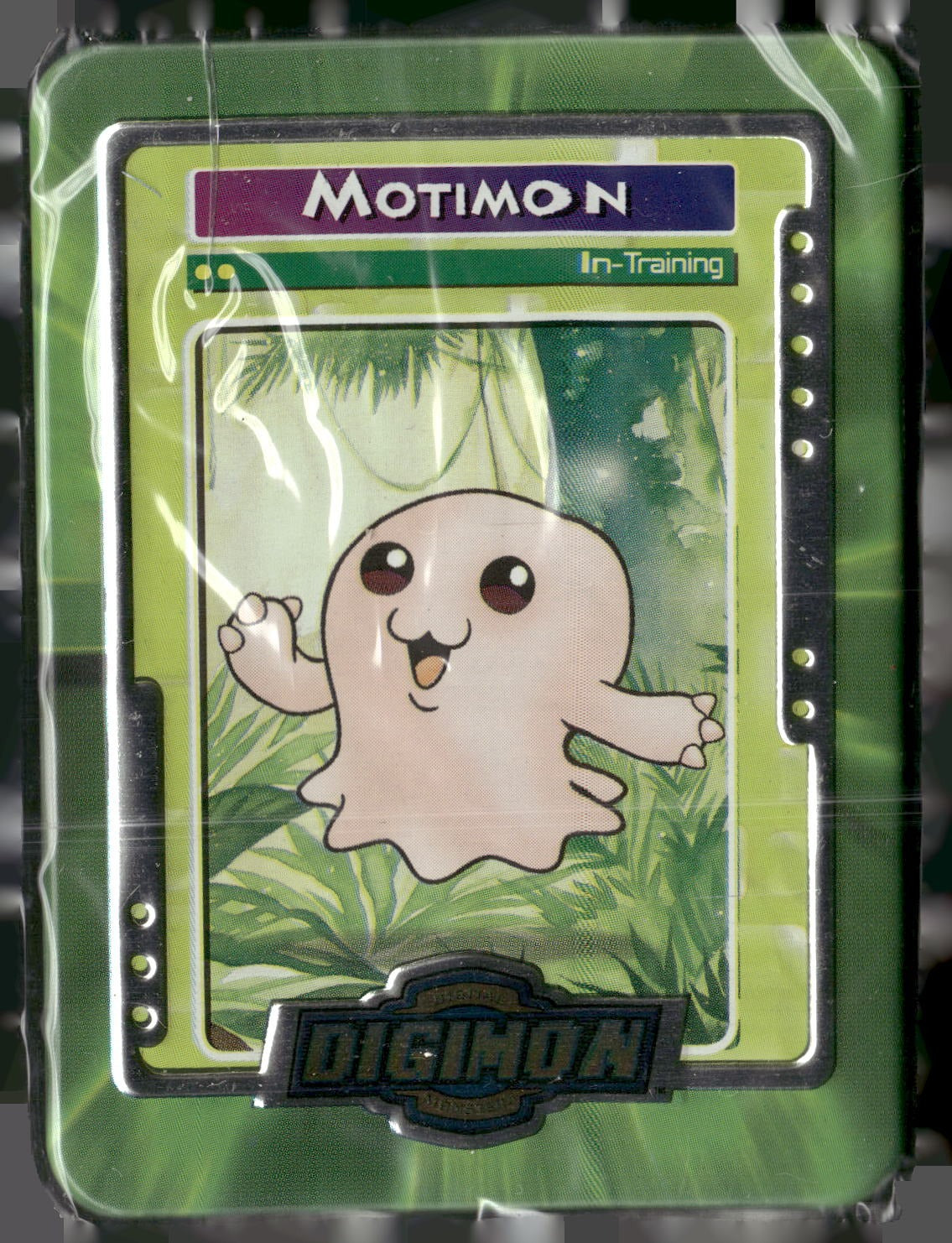 2000 Taco Bell Digimon Movie Promo Metal Trading Card # Motimon