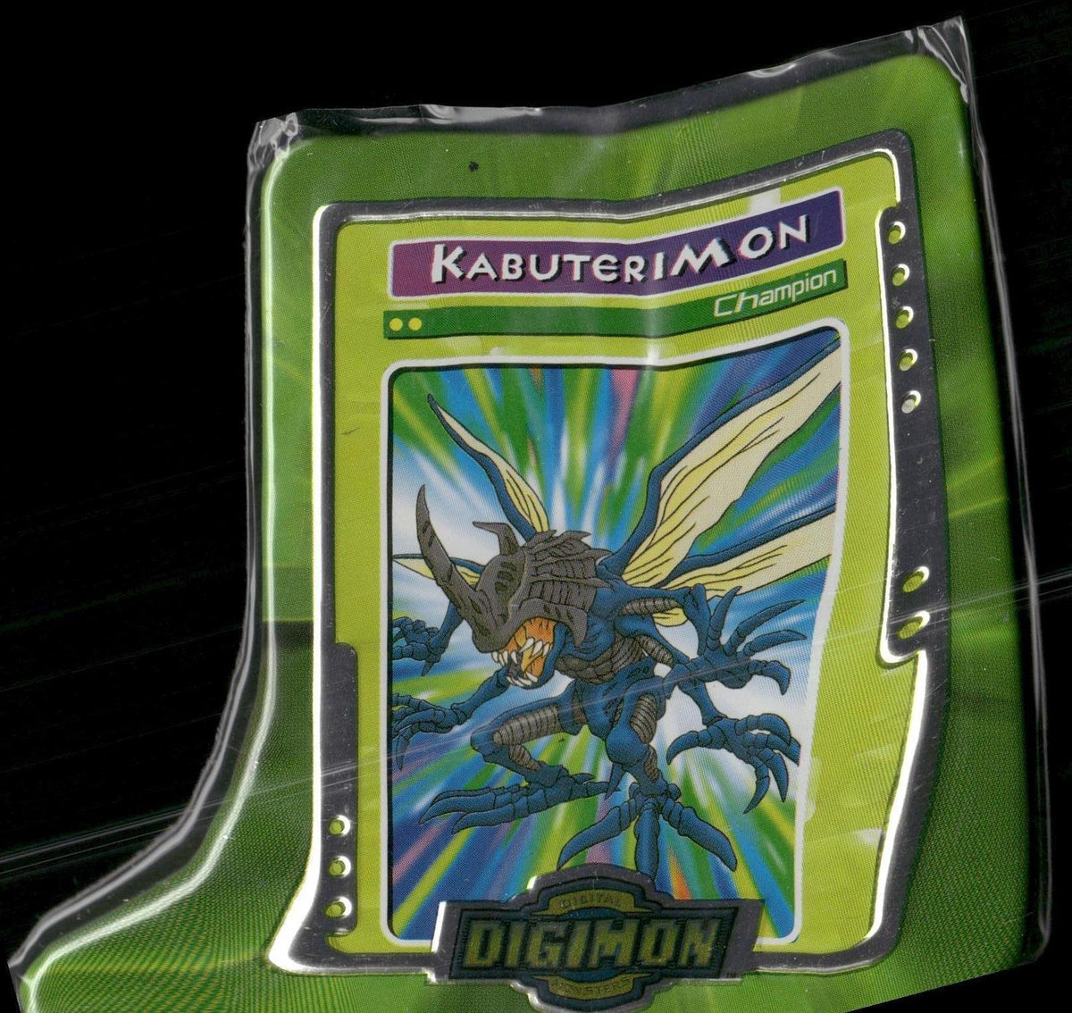 2000 Taco Bell Digimon Movie Promo Metal Trading Card # Kabuterimon