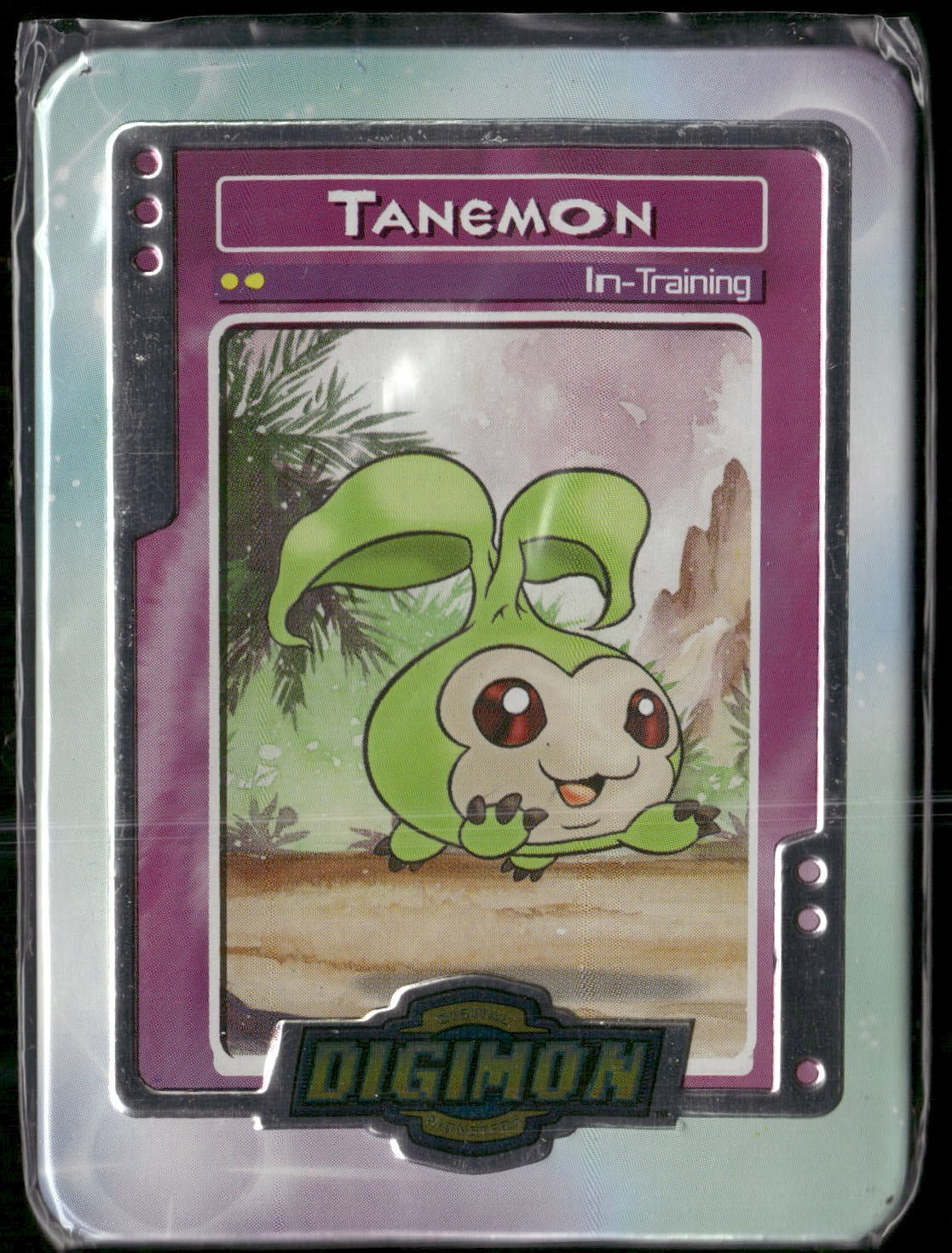 2000 Taco Bell Digimon Movie Promo Metal Trading Card # Tanemon