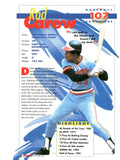 1996 Sports Heroes, Feats & Facts # Rob Carew