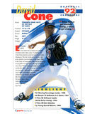 1996 Sports Heroes, Feats & Facts # David Cone