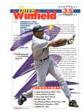 1996 Sports Heroes, Feats & Facts # Dave Winfield