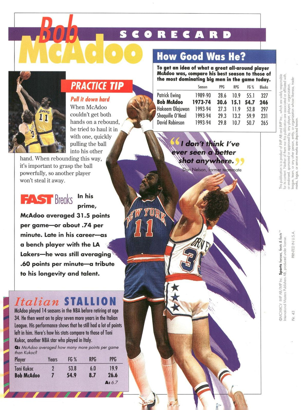 1996 Sports Heroes, Feats & Facts #