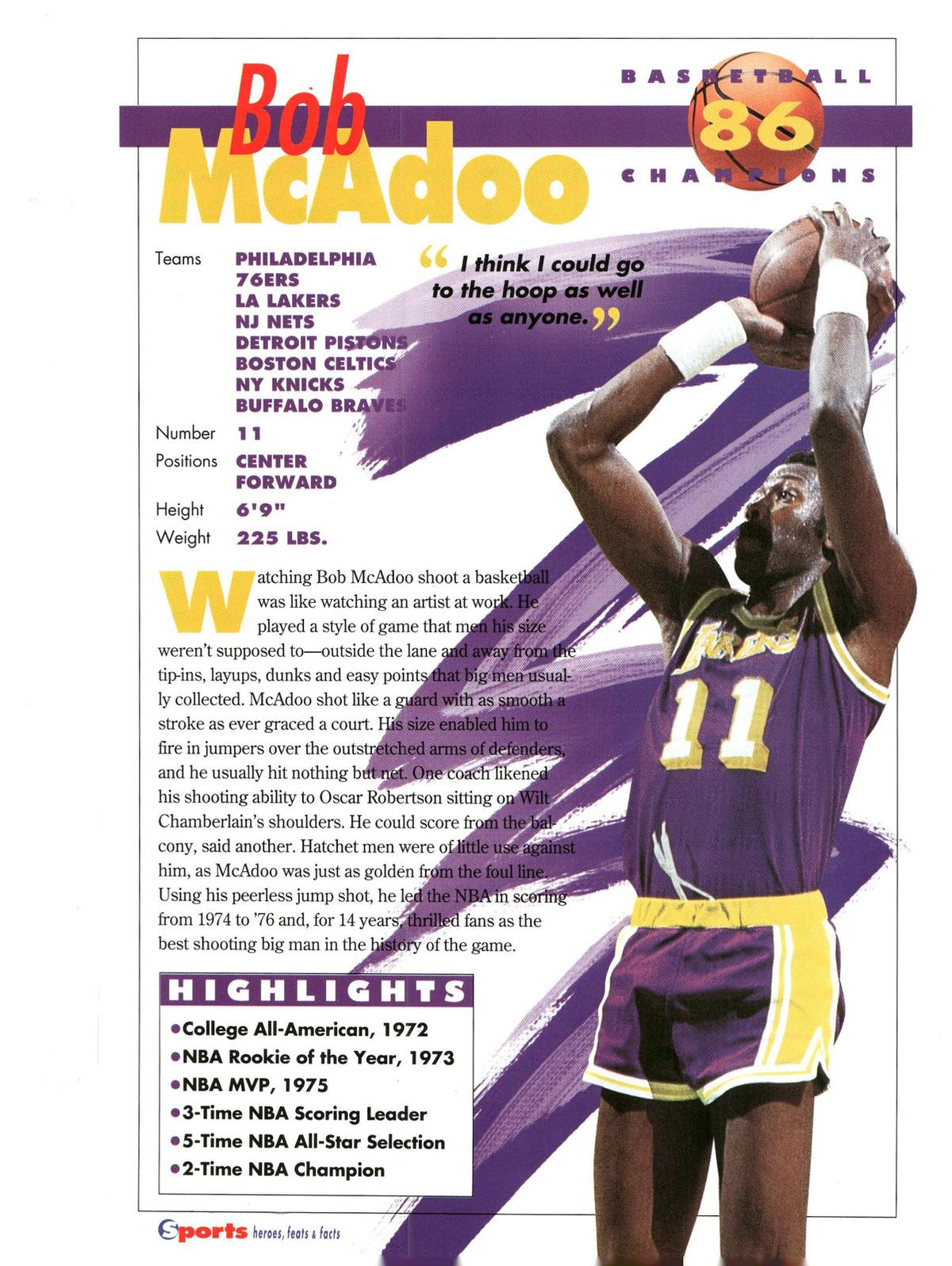 1996 Sports Heroes, Feats & Facts #