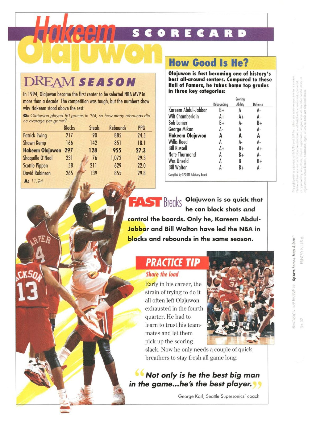 1996 Sports Heroes, Feats & Facts #