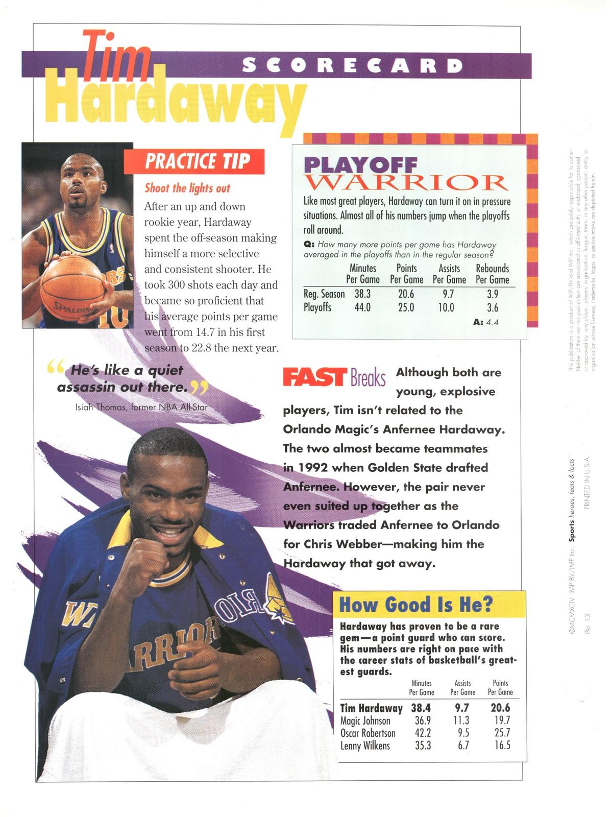1996 Sports Heroes, Feats & Facts #