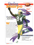 1996 Sports Heroes, Feats & Facts # Sterling Sharpe