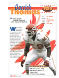 1996 Sports Heroes, Feats & Facts # Derrick Thomas