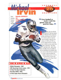 1996 Sports Heroes, Feats & Facts # Michael Irvin