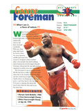 1996 Sports Heroes, Feats & Facts # George Foreman