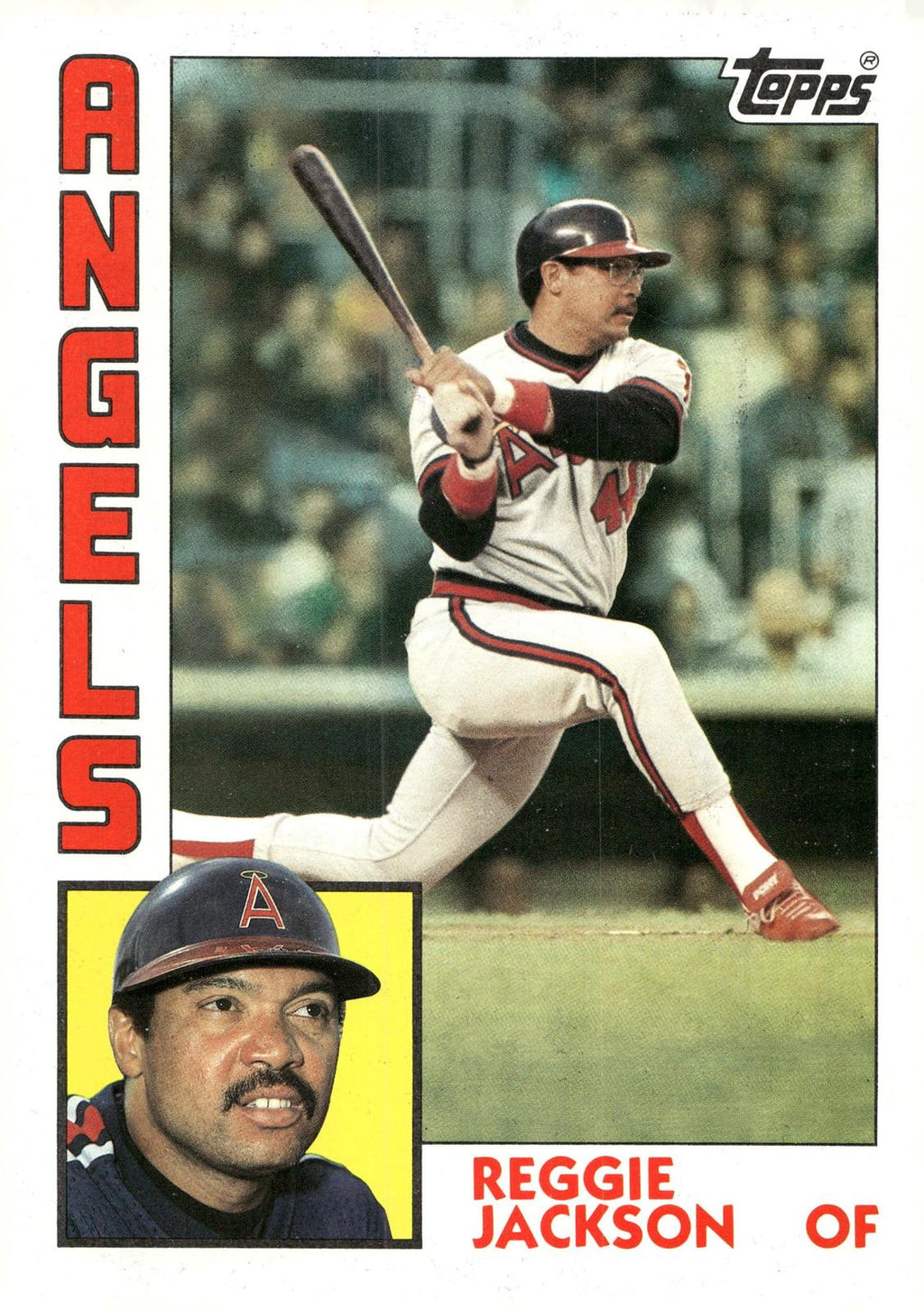 1984 Topps Super #21 Reggie Jackson