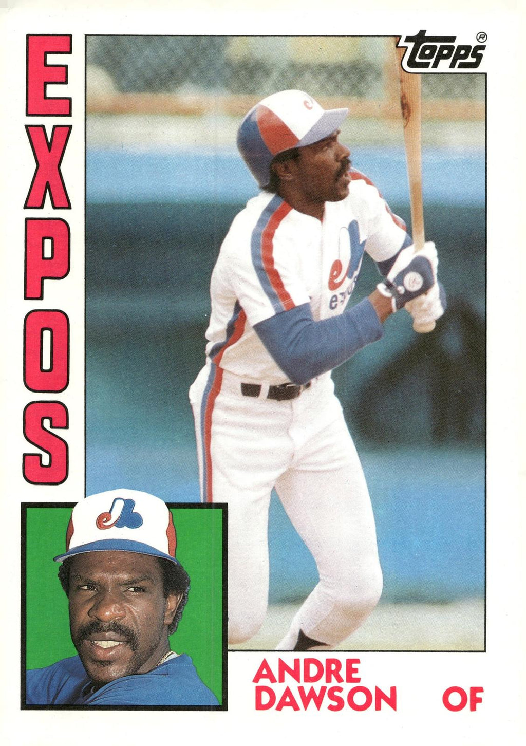 1984 Topps Super #20 Andre Dawson