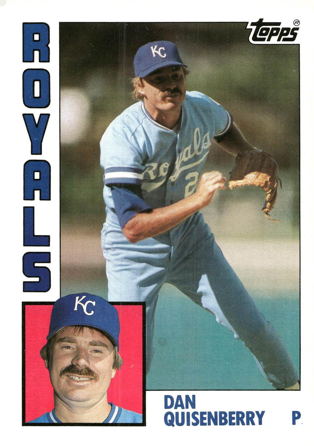 1984 Topps Super #9 Dan Quisenberry