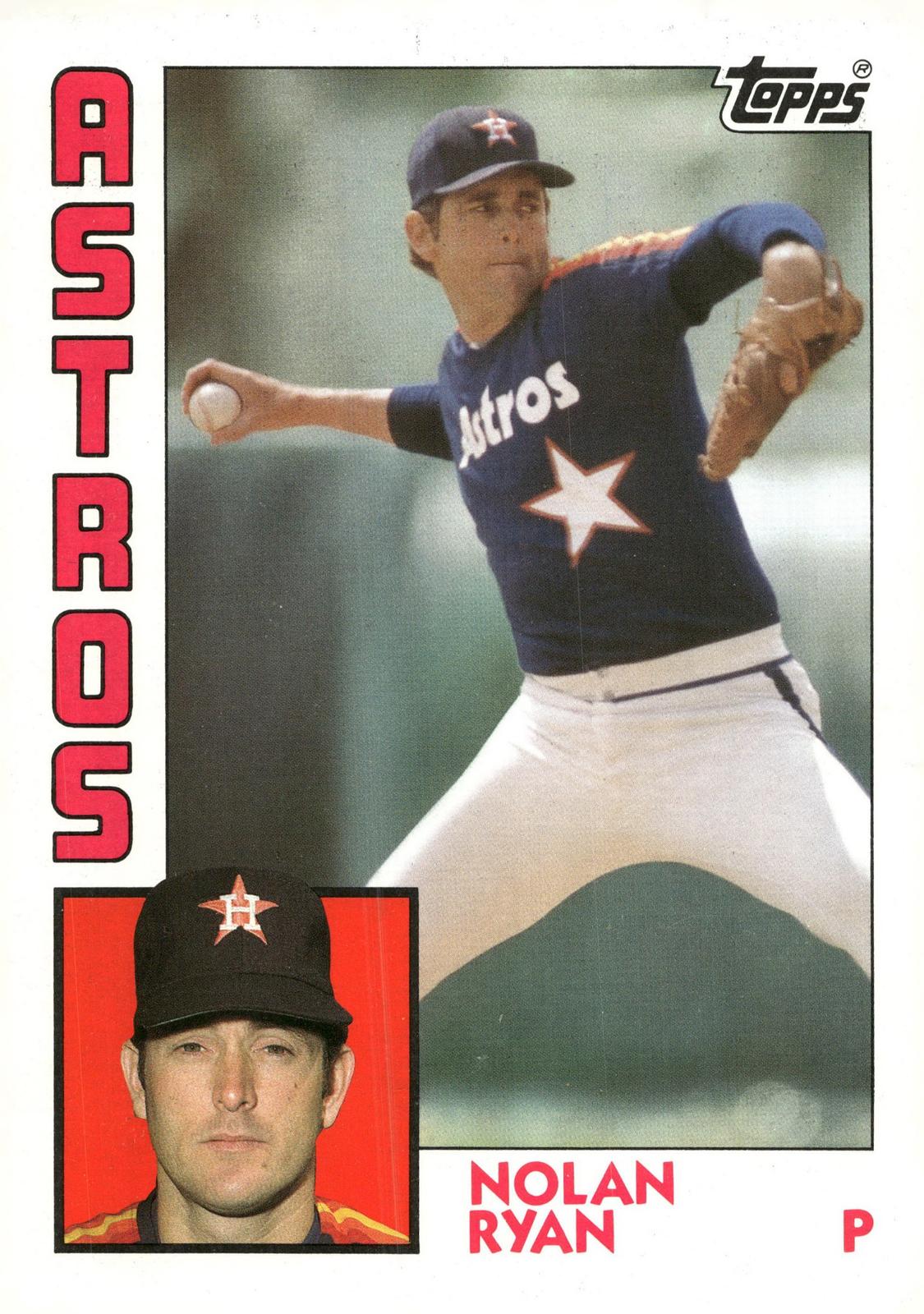 1984 Topps Super #28 Nolan Ryan