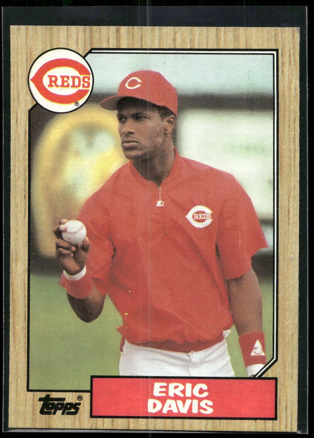 1987 Topps #412 Eric Davis