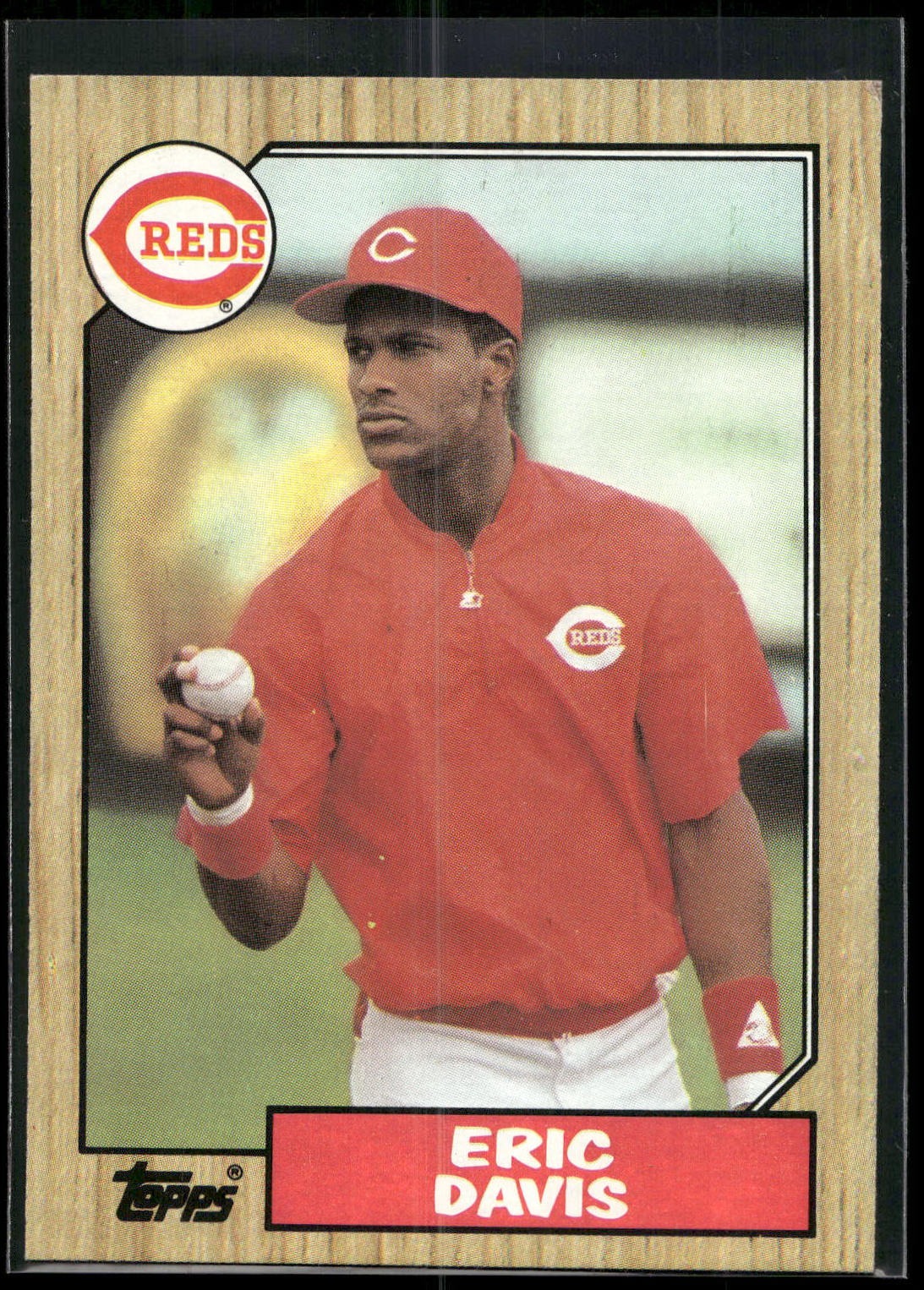 1987 Topps #412 Eric Davis