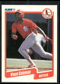 1990 Fleer #245 Vince Coleman