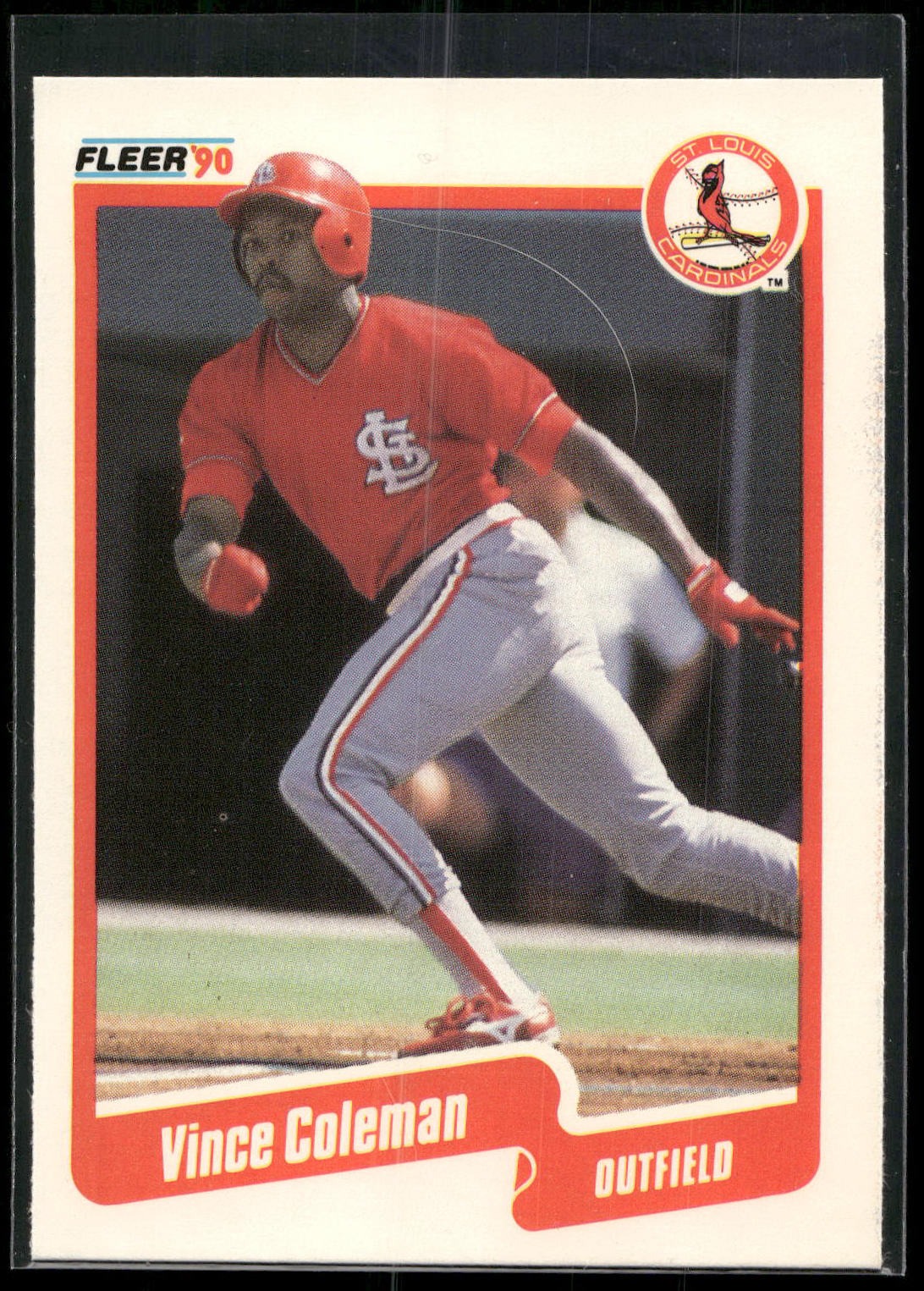 1990 Fleer #245 Vince Coleman