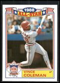 1989 Topps #17 Vince Coleman Glossy All-Stars