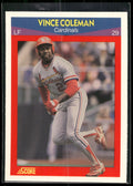 1990 Score 100 Superstars #73 Vince Coleman