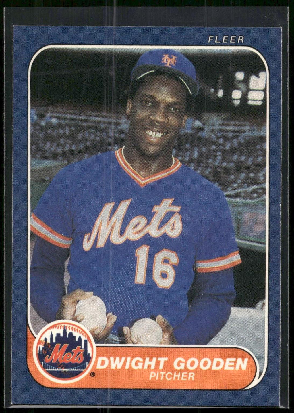 1986 Fleer #81 Dwight Gooden