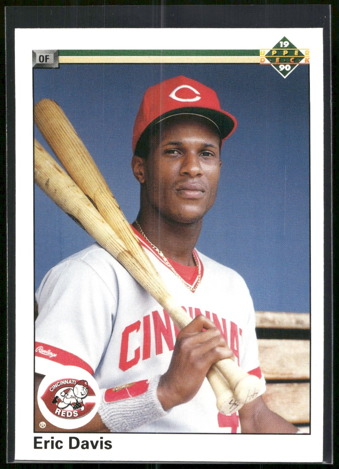 1990 Upper Deck #116b Eric Davis