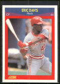 1990 Score 100 Superstars #95 Eric Davis