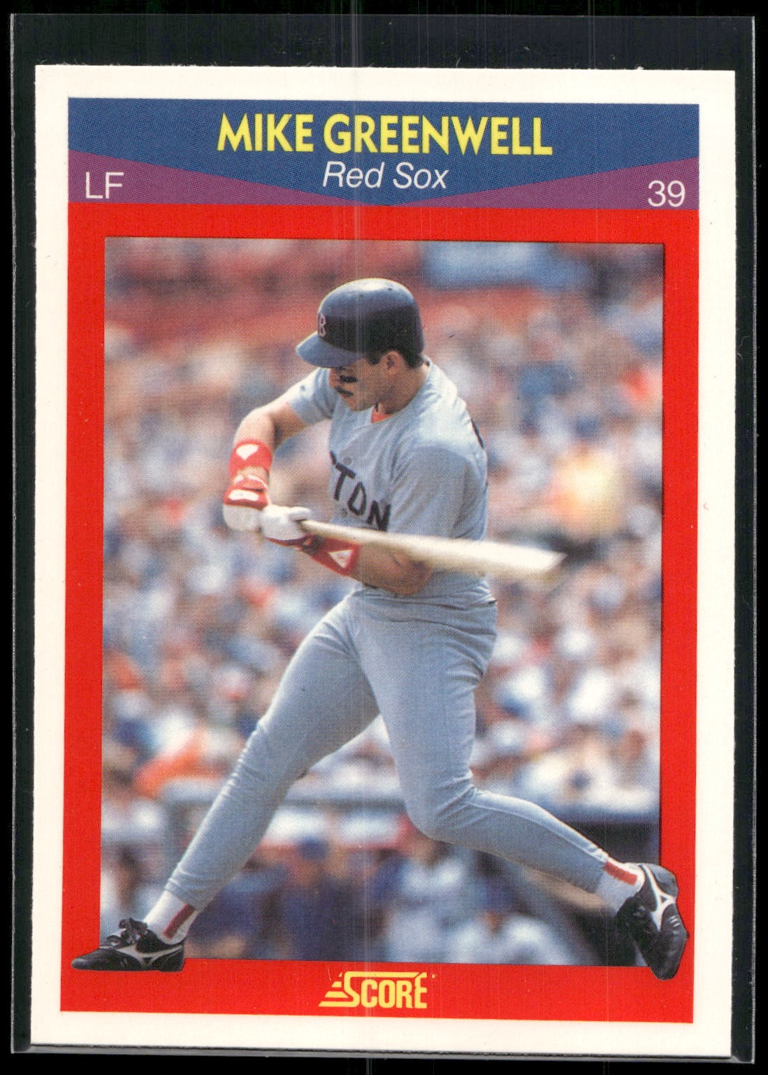 1990 Score 100 Superstars #67 Mike Greenwell