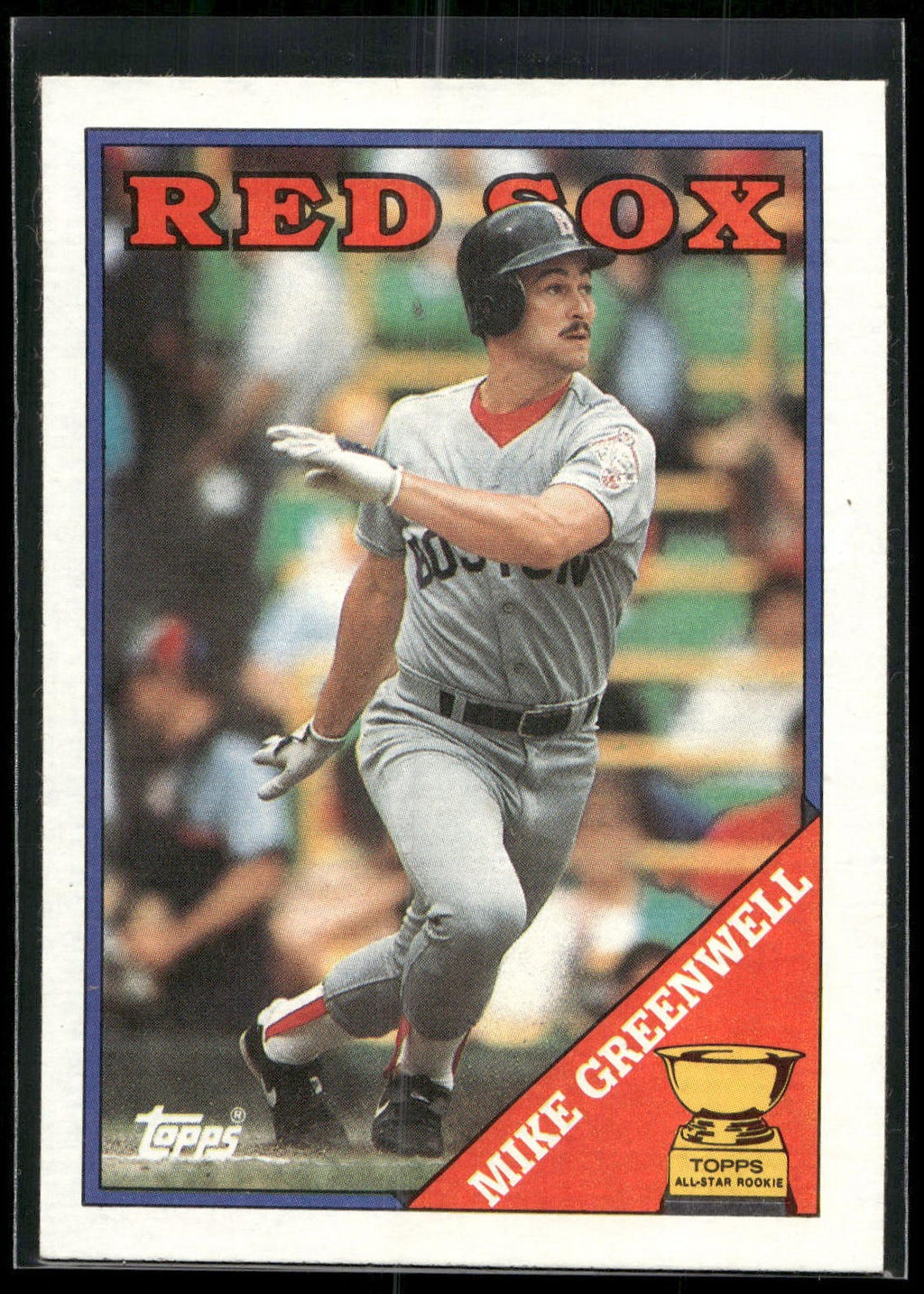 1988 Topps #493 Mike Greenwell