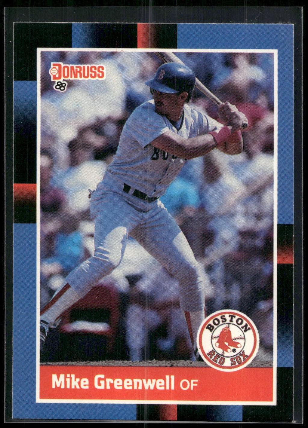 1988 Donruss #339b Mike Greenwell