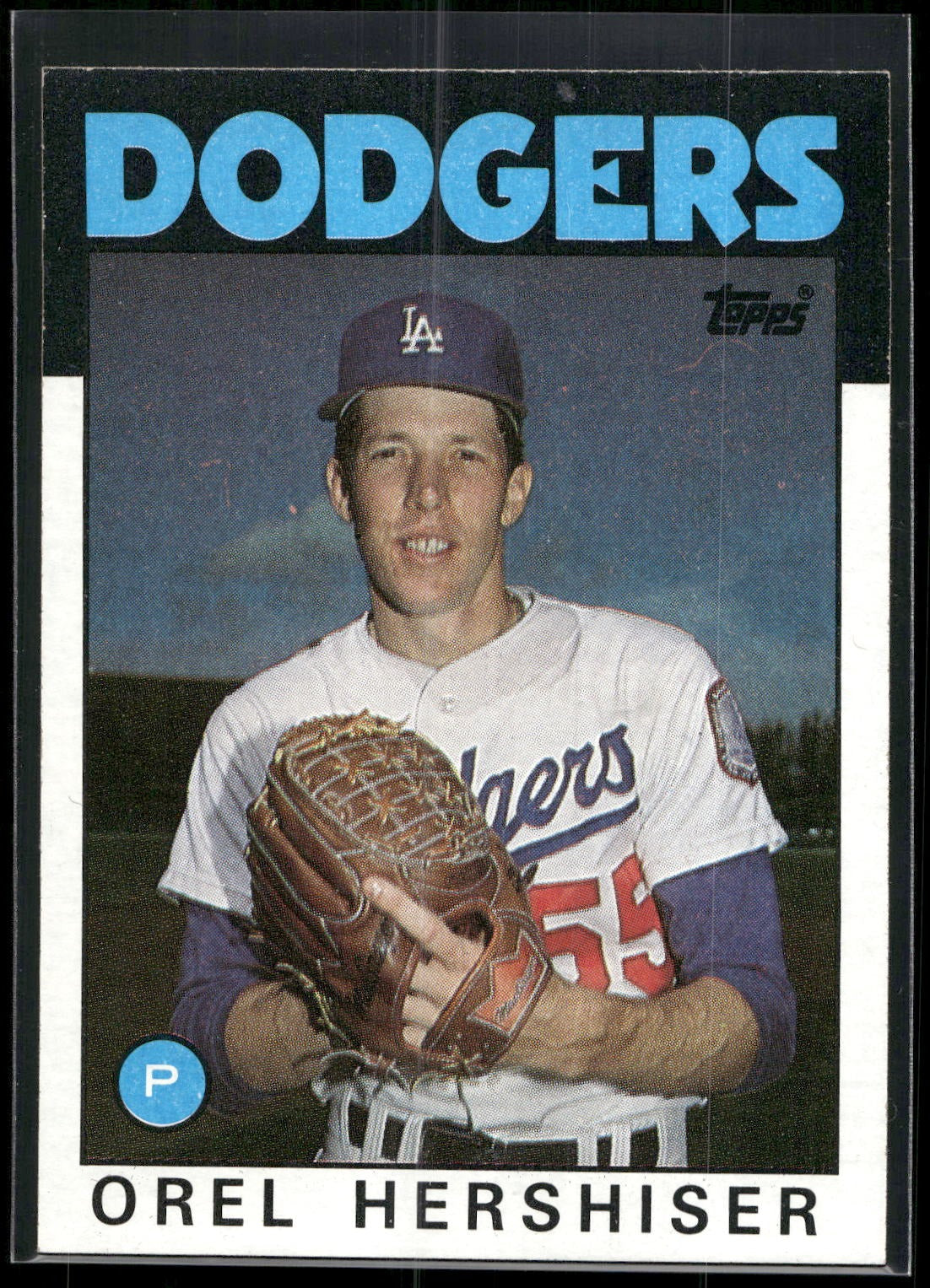 1986 Topps #159 Orel Hershiser