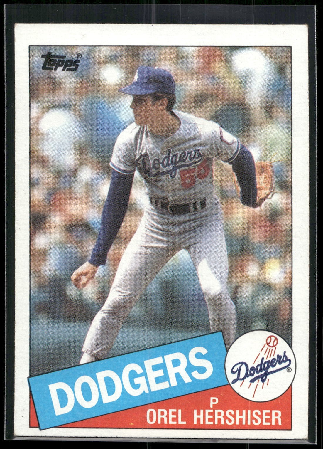 1985 Topps #493 Orel Hershiser