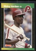 1989 Donruss #624c Ricky Jordan