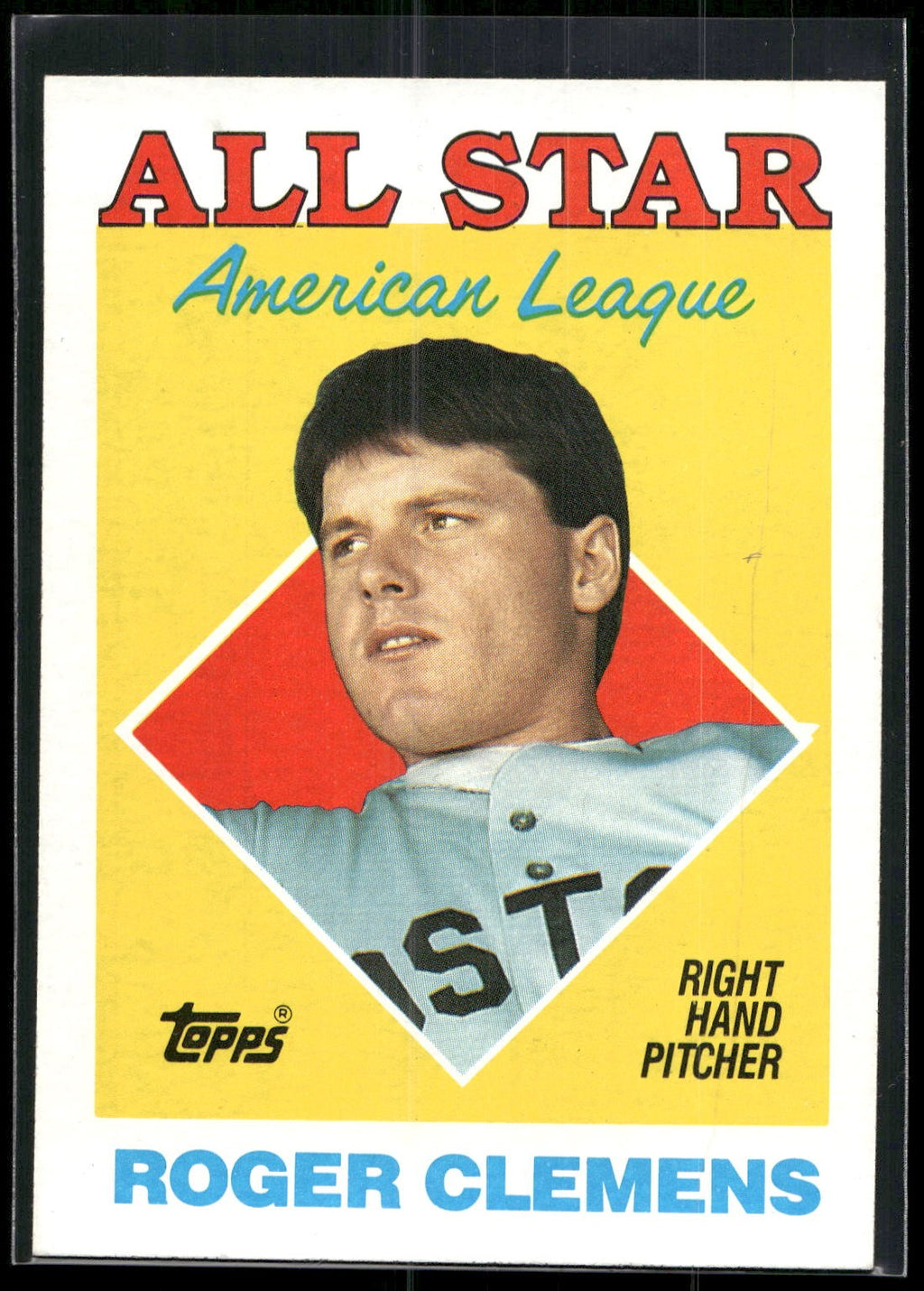 1988 Topps #394 Roger Clemens