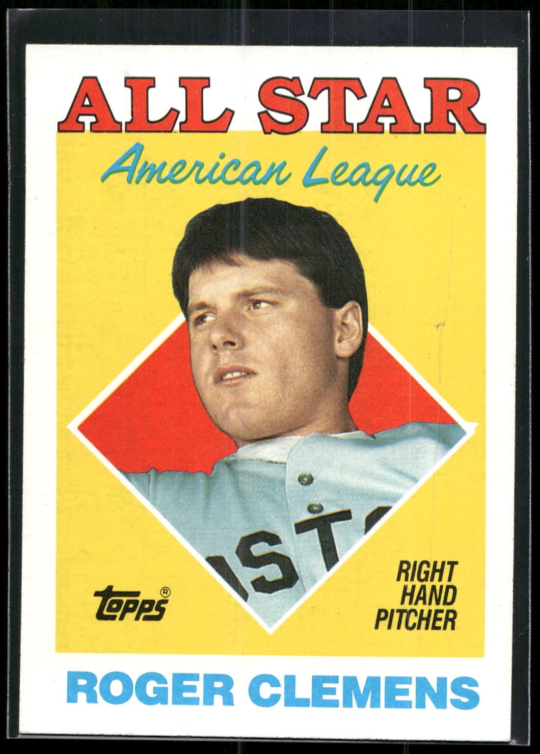 1988 Topps #394 Roger Clemens