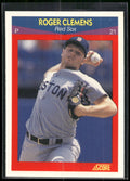 1990 Score 100 Superstars #79 Roger Clemens