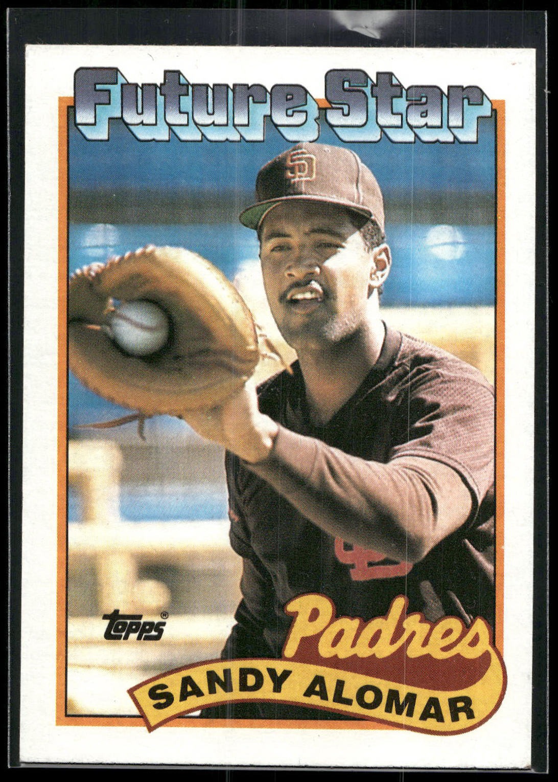 1989 Topps #648a Sandy Alomar