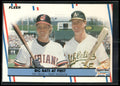 1988 Fleer #633 Big Bats at First (Pat Tabler / Mark McGwire)