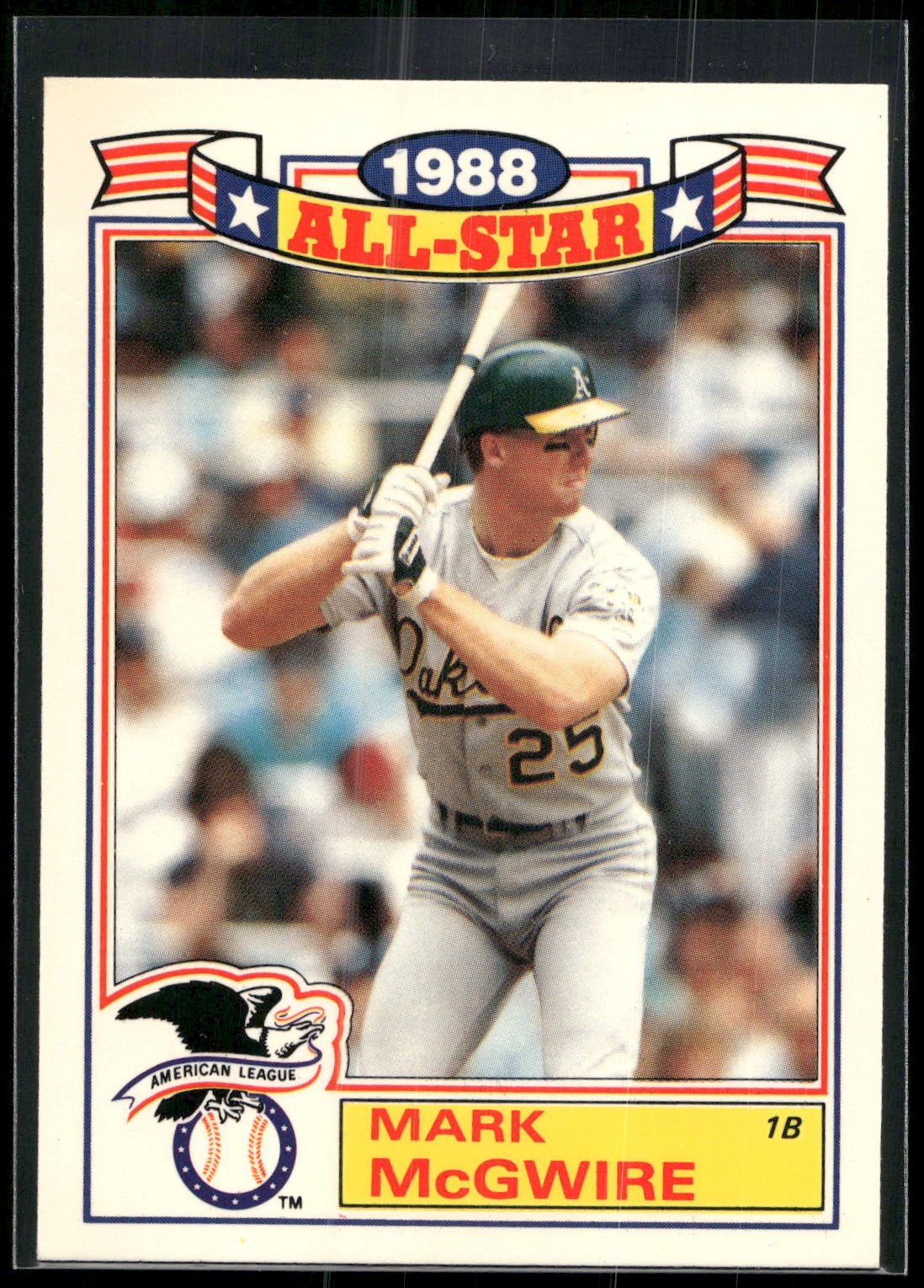 1989 Topps #2 Mark McGwire Glossy All-Stars