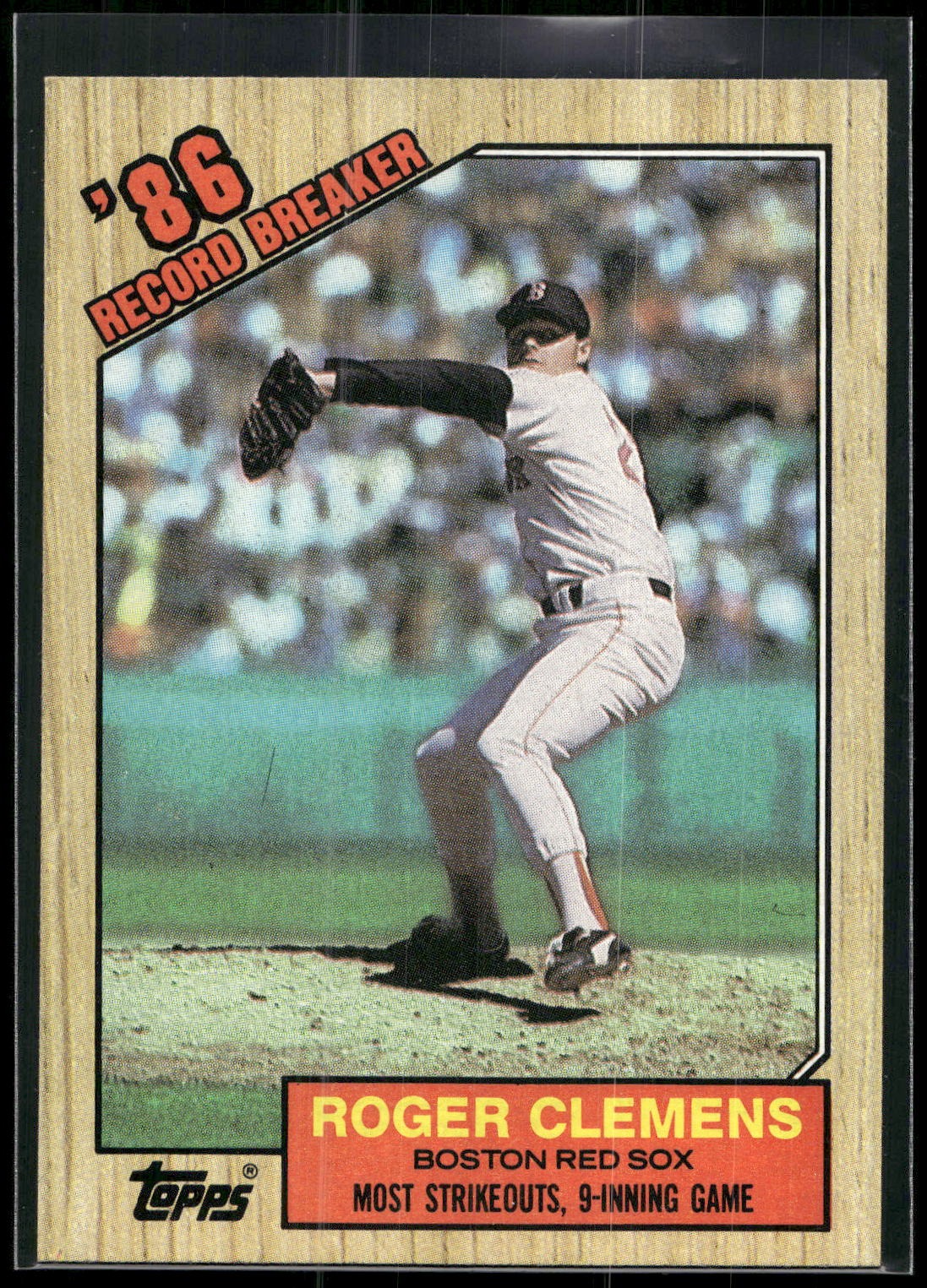 1987 Topps #1 Roger Clemens