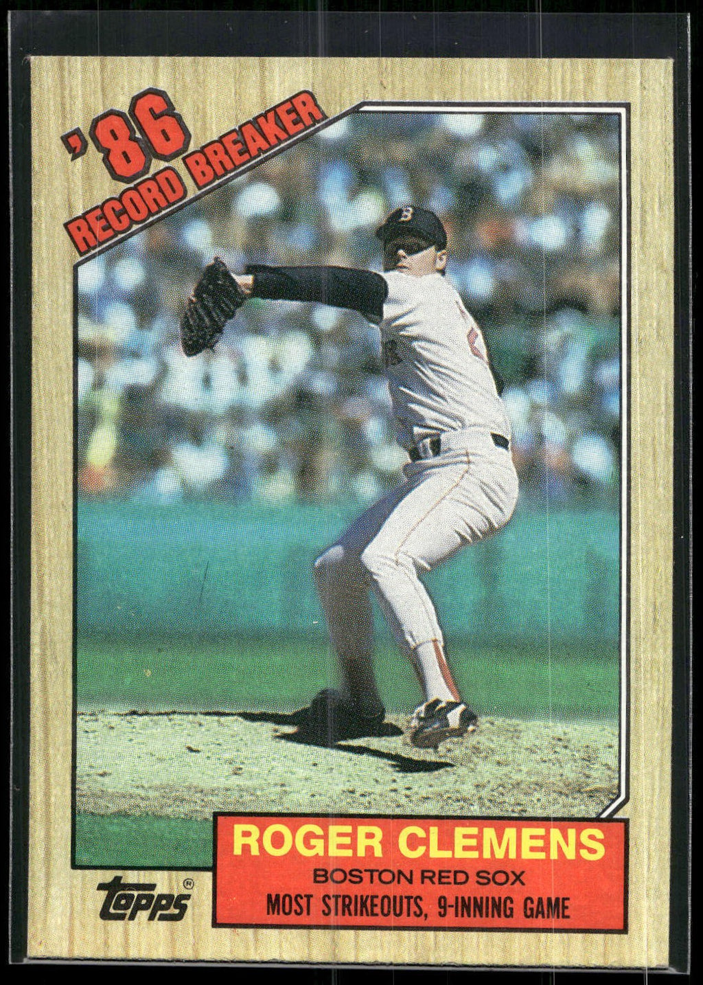 1987 Topps #1 Roger Clemens