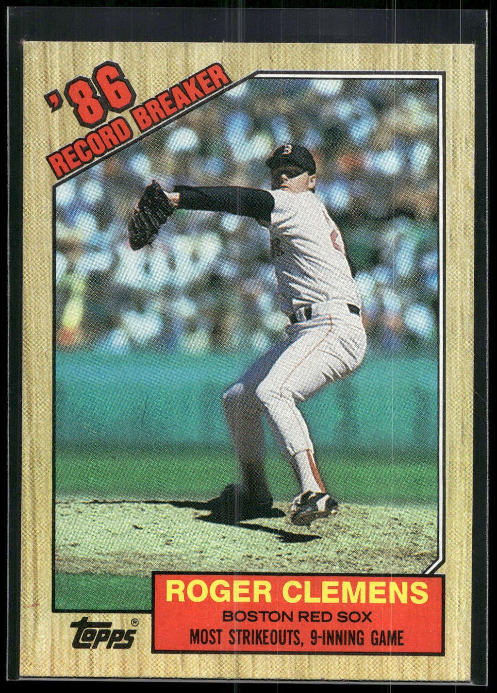 1987 Topps #1 Roger Clemens