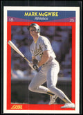 1990 Score 100 Superstars #25 Mark McGwire